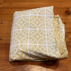 CRATE & BARREL *King* Taza Pattern Duvet Cover 100% Cotton